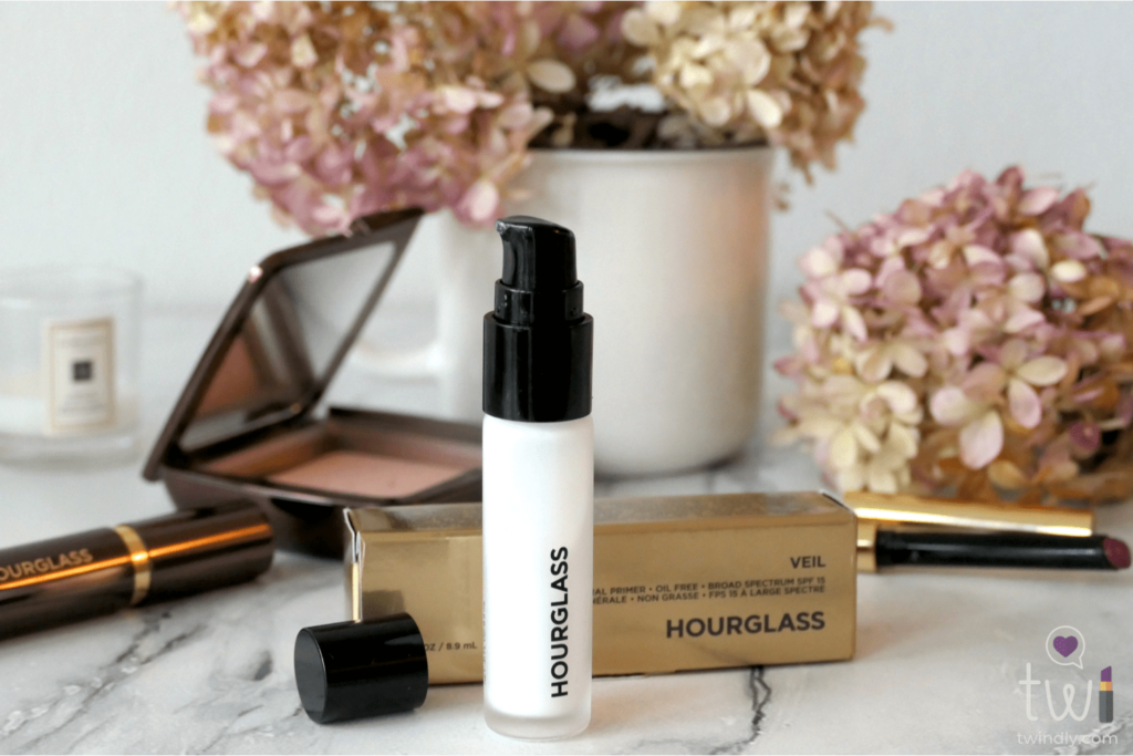 Hourglass Primer review swatch comparison